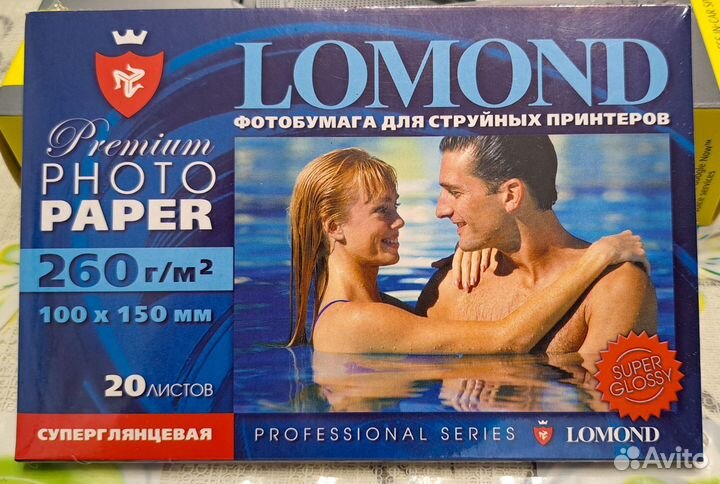 Фото бумага 10х15см lomond 20 листов