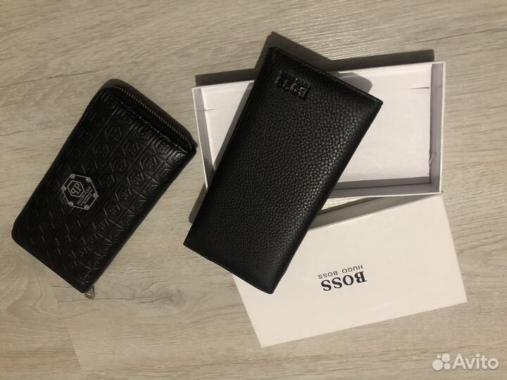 Кошелек мужской кожаный