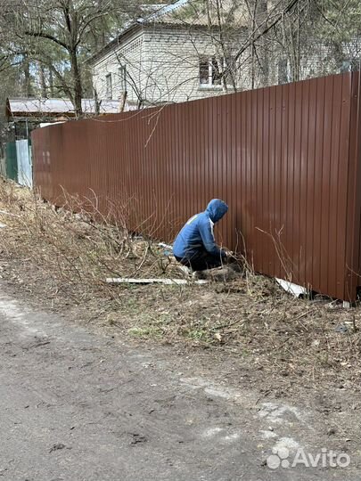 Установлю забор