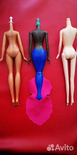 Головы и тела кукол барби