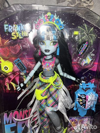 Кукла monster high frankie monster fest