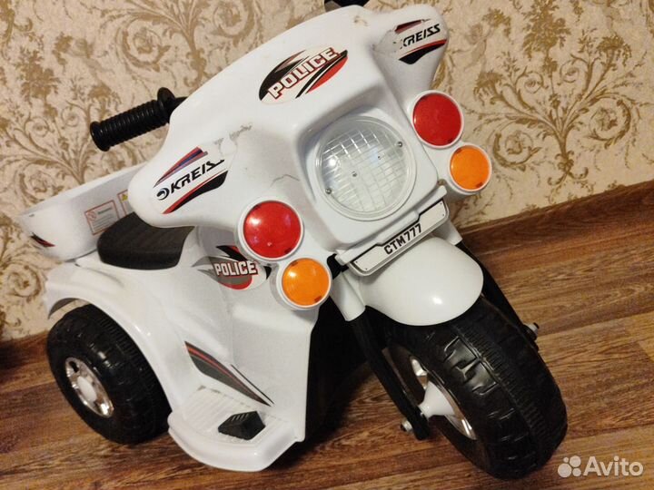 Детский мотоцикл на аккумуляторе бу