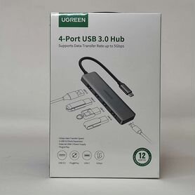 USB-концентратор (хаб) 4 в 1 ugreen Type-C 70336