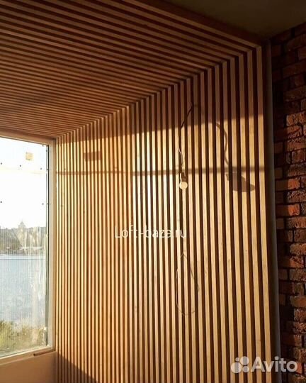 Рейки баффели перегородки из дерева