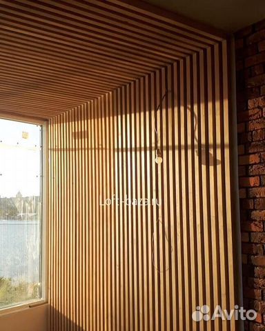 Рейки баффели перегородки из дерева