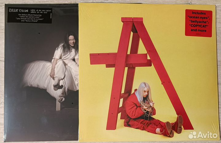 Billie Eilish - цветные альбомы