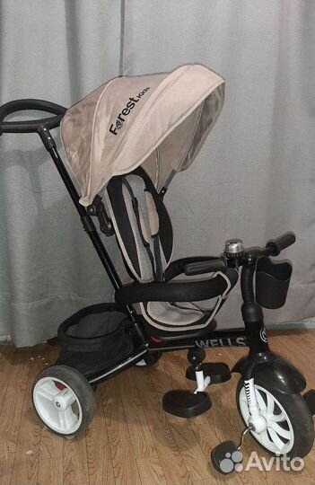 Детский велосипед с родительской ручкой