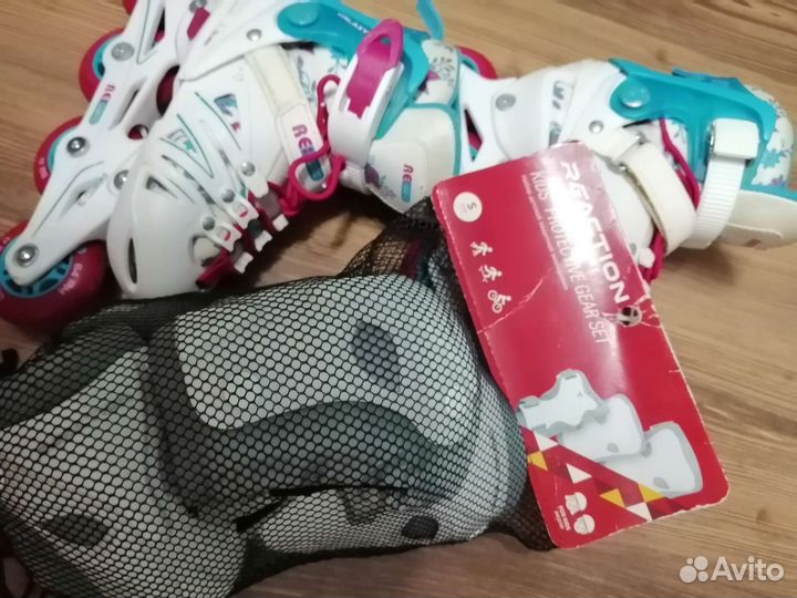 Детские ролики и защита размер 28-31