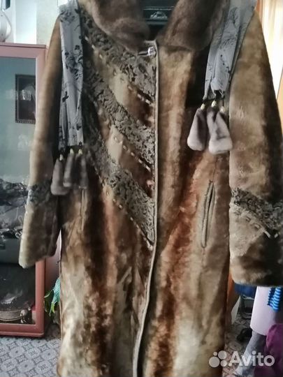 Шуба цигейковая женская
