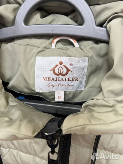 Куртка демисезонная удлиненная для девушки 42