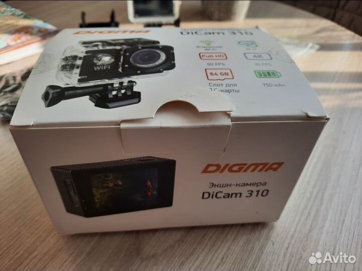 Продается экшн-камера digma DiCam 310