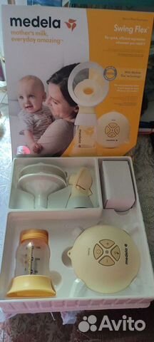 Молокоотсос medela swing flex электрический
