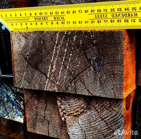 Доставка лиственничного бруса 100x100 мм