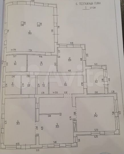 Коттедж 318,8 м² на участке 18 сот.