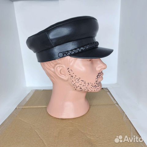 Картуз кожаный цыганский сталинка