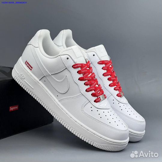 Кроссовки Nike Air Force 1 Low & Supreme (Арт.65417)