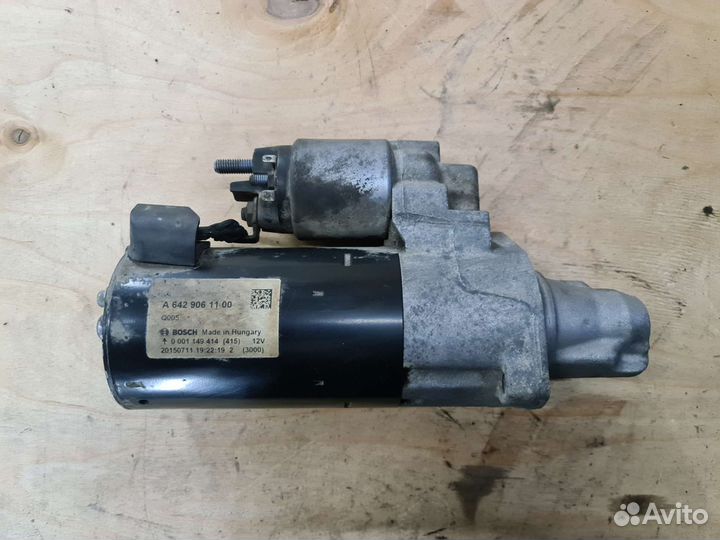 Стартер Mercedes CLS218 OM642