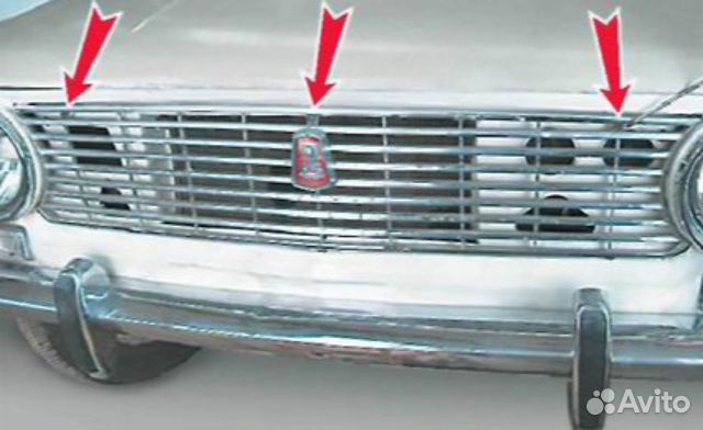 Решетка на ВАЗ 2101 (Облицовка радиатора) - YouTube