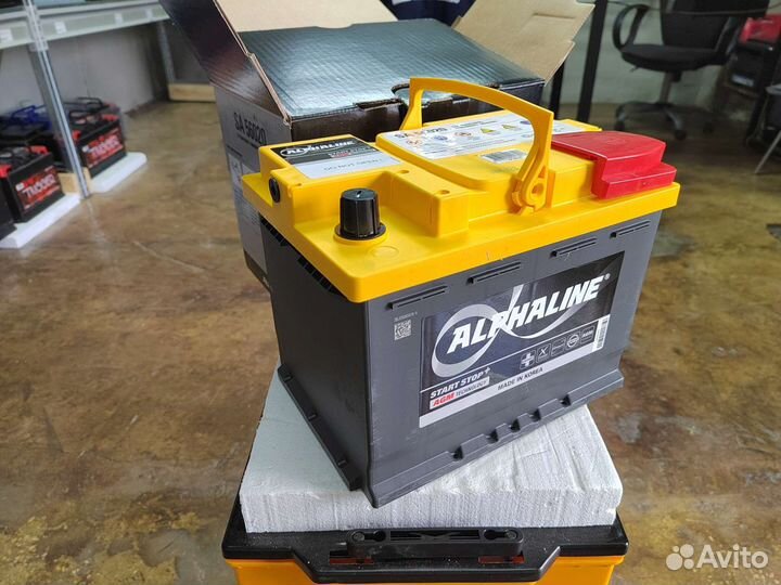 Аккумулятор гелевый AlphaLine AGM 60 Ач обр 680 А