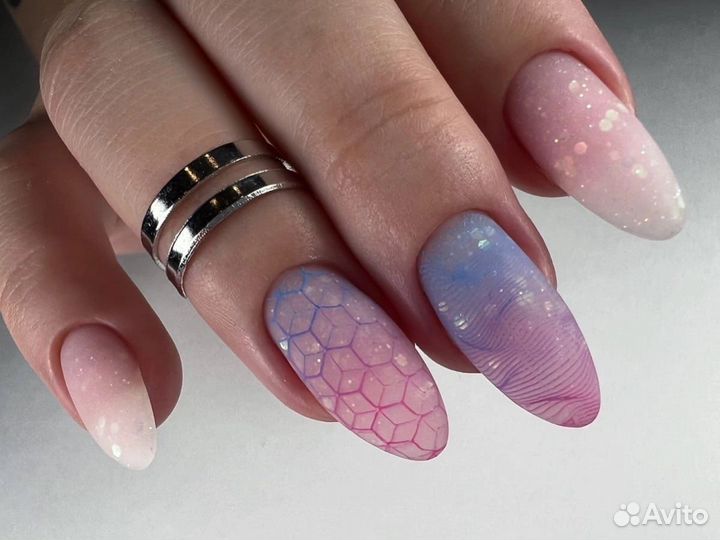 Маникюр, выравнивание ногтевой пластины, покрытие