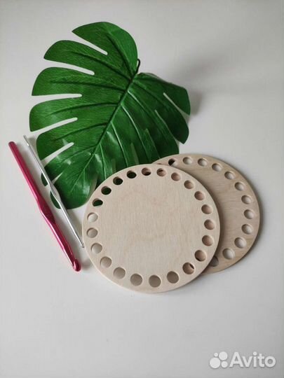 Деревянное дно донышки набор для вязания рукоделия
