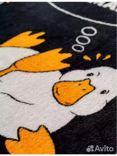 Плед флисовый гуси 170*200