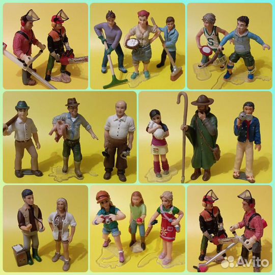 Фигурки людей Schleich. Люди Шляйх