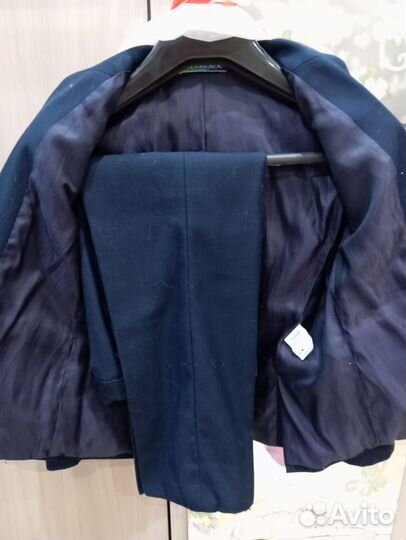 Школьный костюм для мальчика 128 синий