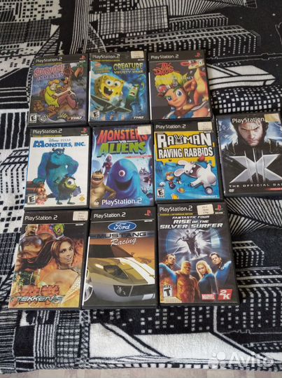 Диски Сони Пс2(чипованой)