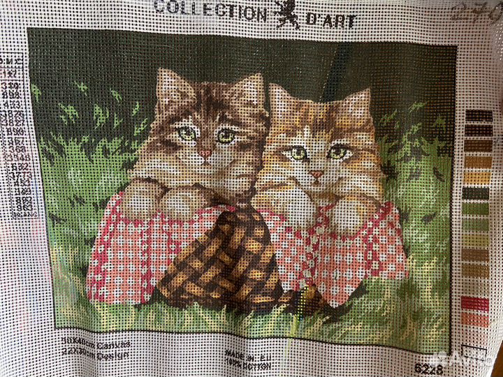 Канва с рисунком для вышивания