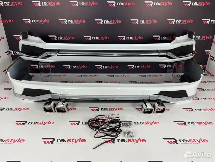 Обвес Lexus LX570 с 16 Modellista 2 выхлопа N1794