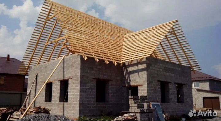 Крыша кровельные работы