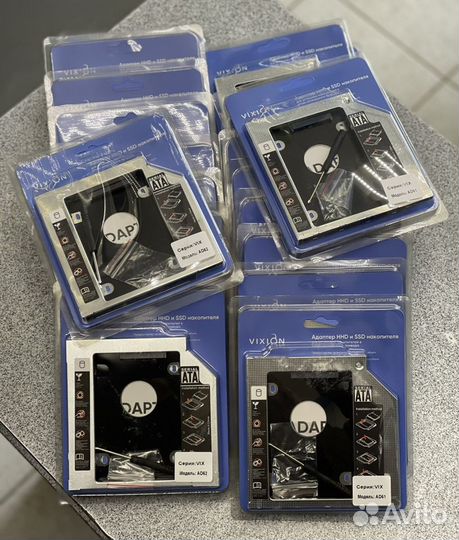 Адаптер Оптибей/Optibay 9,5мм / 12,7мм для HDD/SSD