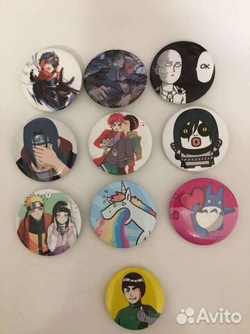 Аниме значки