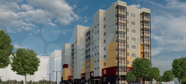 2-к. квартира, 55,9 м², 3/9 эт.