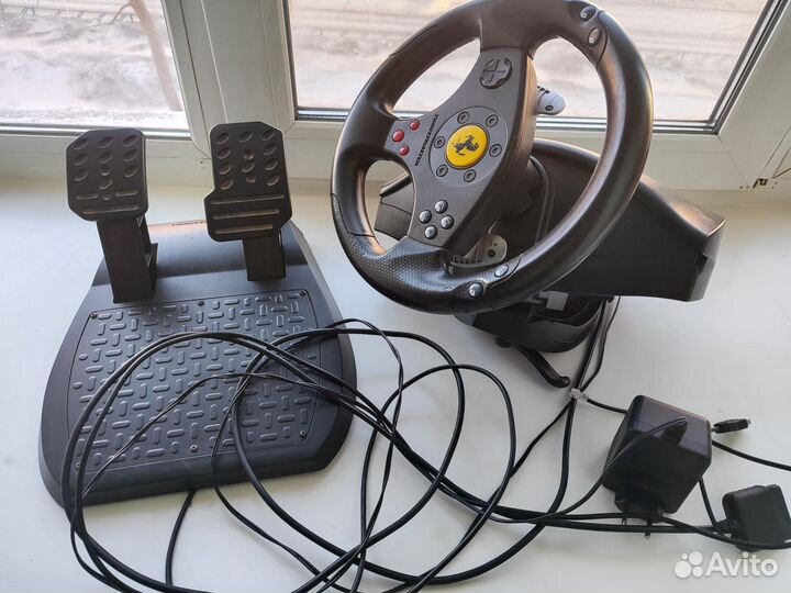 Игровой руль с педалями для пк