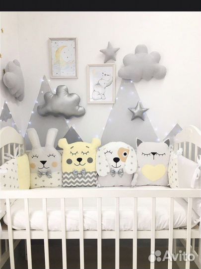 Бортики в кроватку