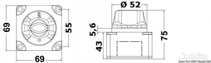 Коммутатор аккумуляторных батарей, 14.923.02