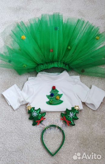 Новогодний костюм Ёлочка на 2-3 года