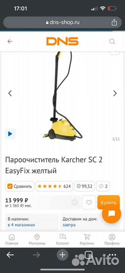 Пароочиститель Karcher
