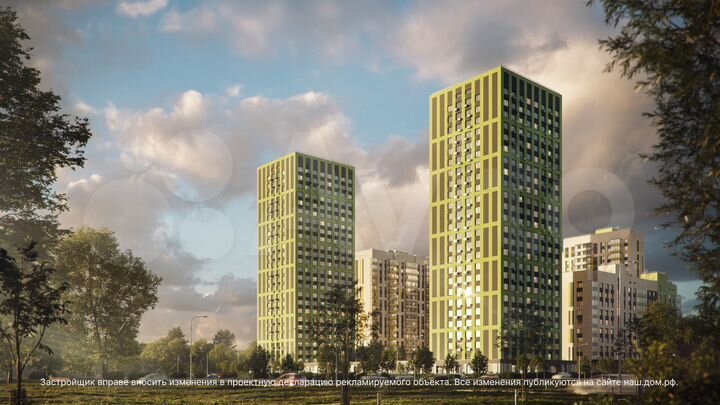 1-к. квартира, 36 м², 20/25 эт.