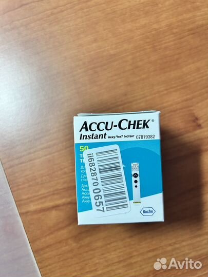Тест полоски accu chek instant