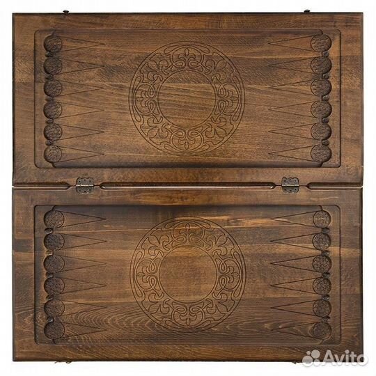 Нарды и шашки резные Омар 62 х 64 см бук Армения 62695