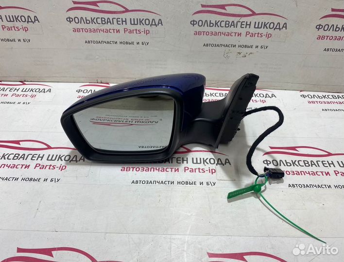Зеркало левое Шкода paпид / Поло 5JB857501MB5K
