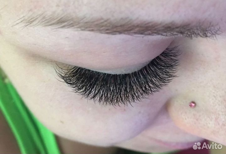 Наращивание ресниц на дому