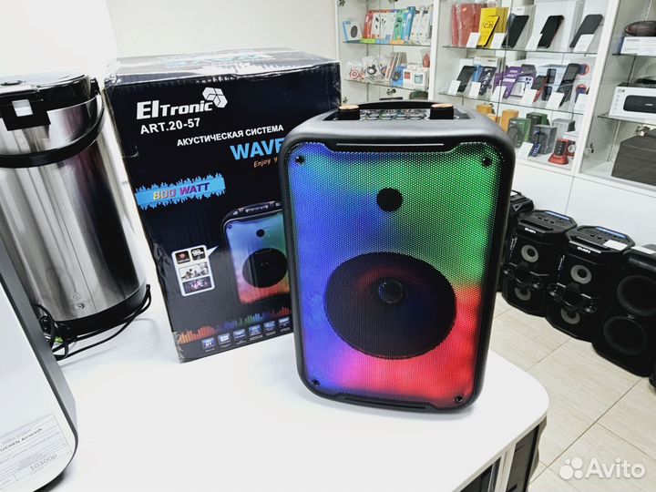 Колонка Eltronic Wave 20-57 80Вт микрофон (Окт139)