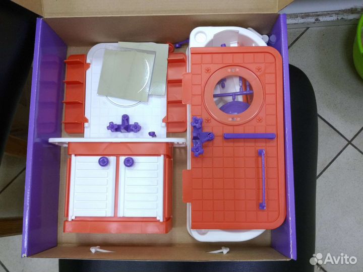 Ванная комната для Барби 30см