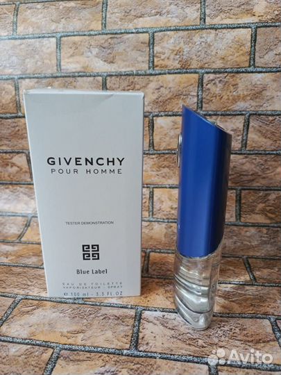 Тестер Givenchy Pour Homme Blue Label 100ml