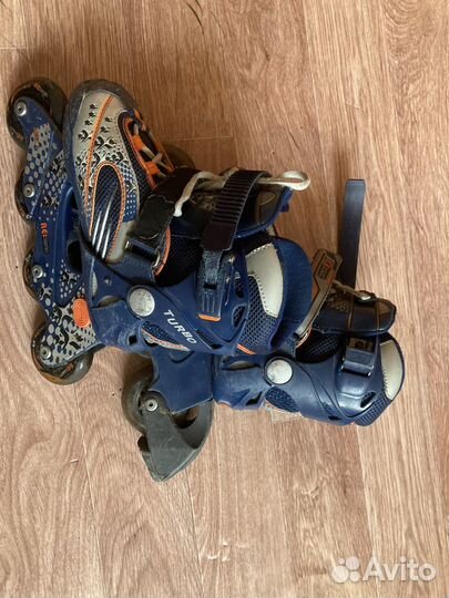 Роликовые коньки детские с защитой