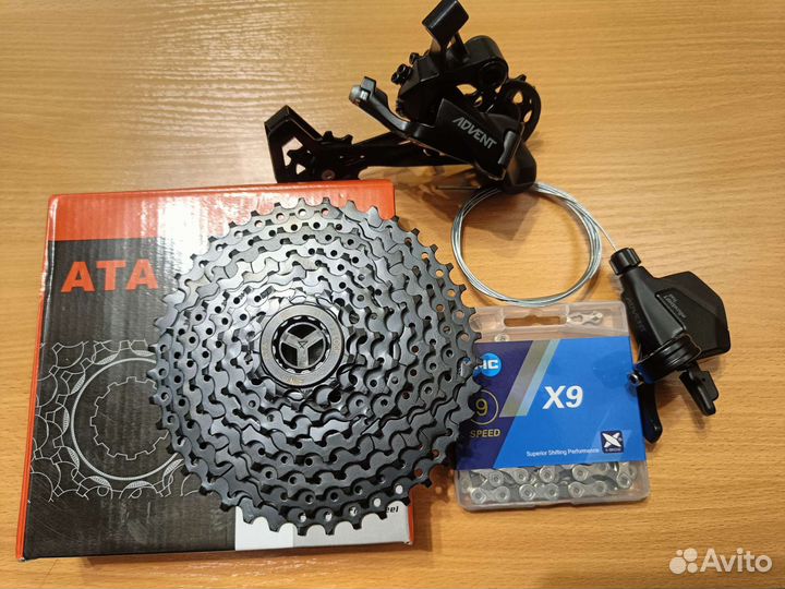 Microshift Advent трансмиссия 9 ск